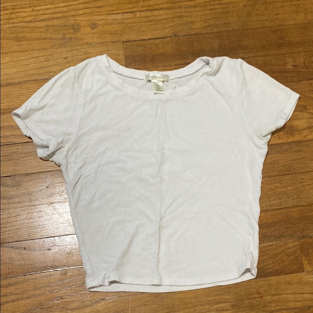 Bozzolo White Crop Top